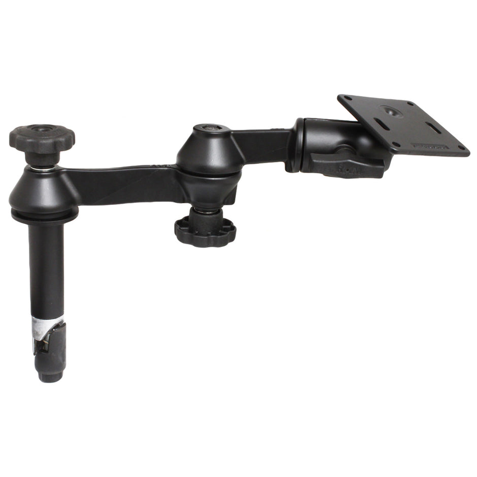 RAM Mount Double Swing Arm w4 Male  No Female TelePole  VESA Plate RAMVPSW142461