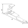 RAM Mount NoDrill Vehicle Base fFord Police Interceptor Sedan 2013 Ford Taurus 2013 RAMVB190