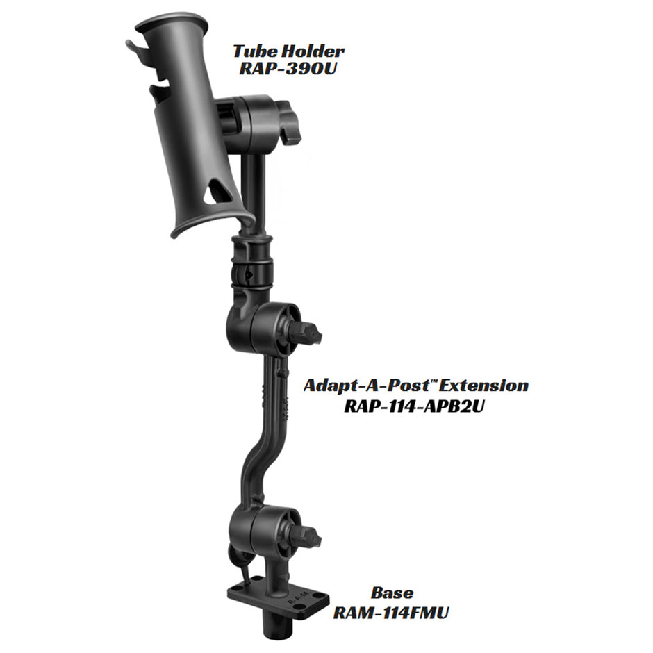 RAM Mount Adjustable AdaptaPost 135 Extension Arm RAP114APB2U