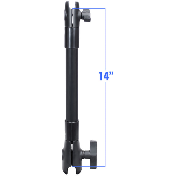 RAM Mount 14 Long Extension Pole w1 and 15 Single Open Socket RAPCB20114U