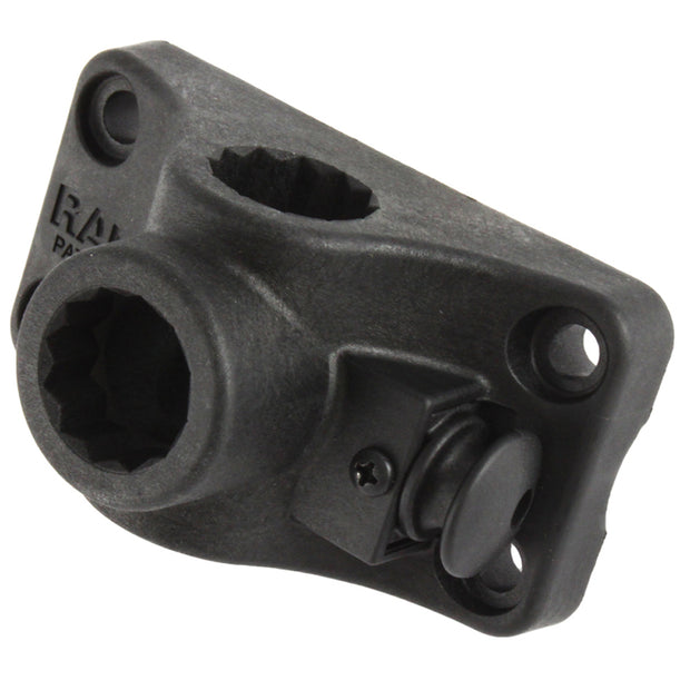 RAM Mount RAMROD Combination BulkheadFlat Surface Base wPlunger fSpline Posts RAM114BMPU