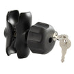RAM Mount Double Socket Arm wSmall Locking Knob f15 Ball Bases RAM201UBL