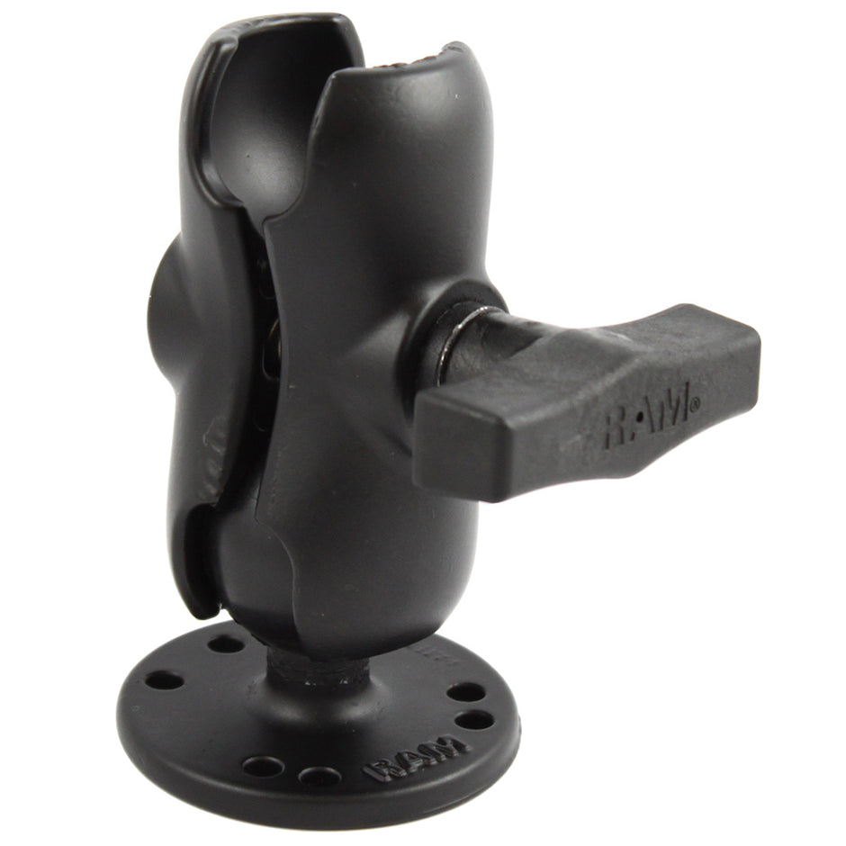 RAM Mount 15 Ball Short Arm w25 Round Base RAM103UB