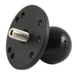 RAM Mount 25 Round Base w15 Ball  3816 Threaded Male Post fCameras RAM202CU