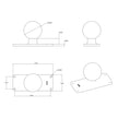 RAM Mount 2 x 5 Rectangular Base w15 Ball RAM202U25