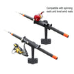 RAM Mount RAM Tube Jr Fishing Rod Holder wStandard 6 Length Post Spline  Bulkhead Mounting Base RAP390BU