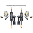 RAM Mount RAM Tube Jr Fishing Rod Holder Standard 4 Length Post Spline  Combo BulkheadFlat Surface Base wPlunger