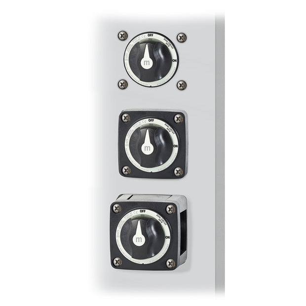 Blue Sea 6010200 Battery Switch Dual Circuit  Black 6010200