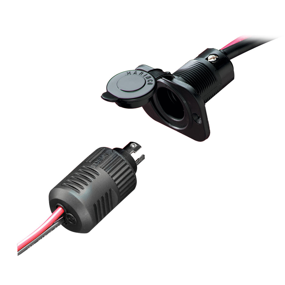Marinco 12VCPS2 2Wire ConnectPro Receptacle  Plug 12VCPS2