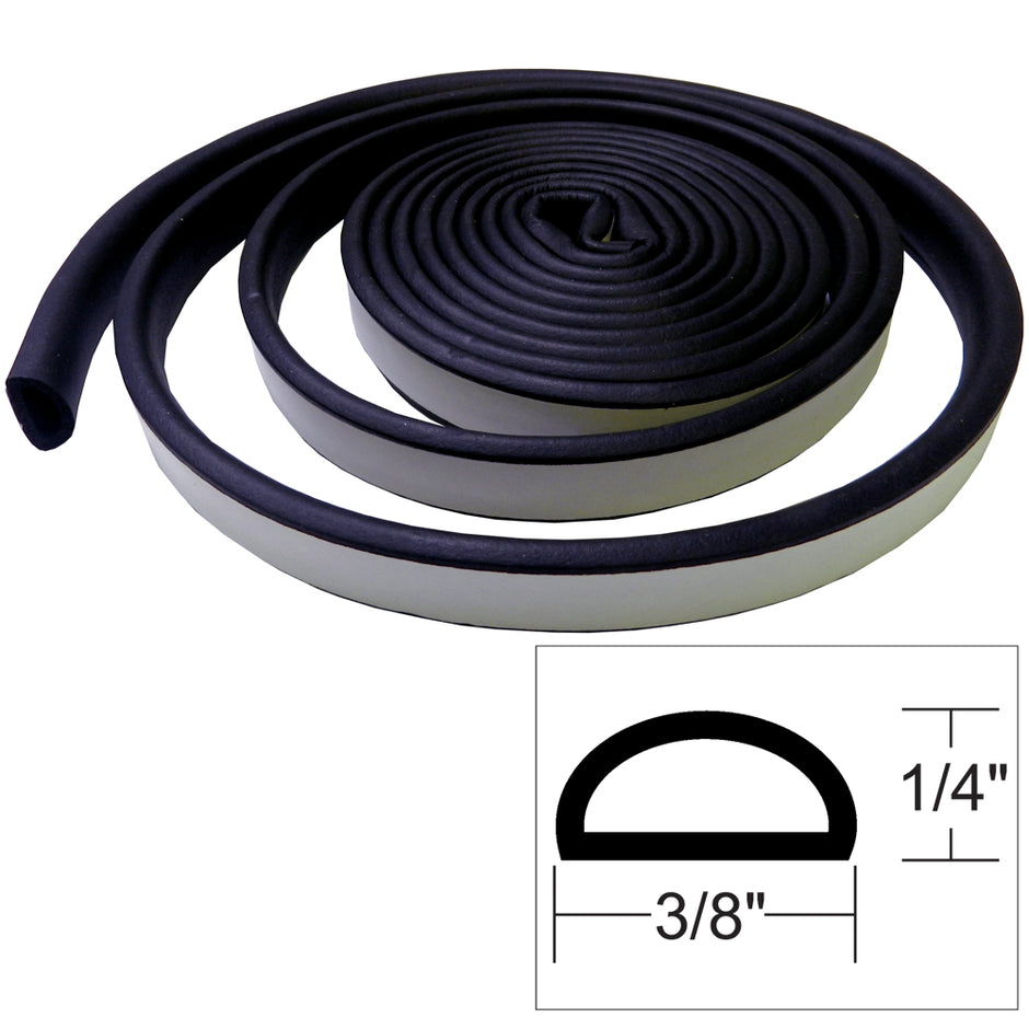 TACO Weather Seal  10L x 14H x 38W  Black V301333B101