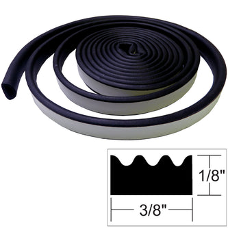 TACO Weather Seal  10L x H x 38W  Black V300113B101