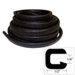 TACO Flexible Vinyl Trim  14 Opening x 12W x 25L  Black V301008B251