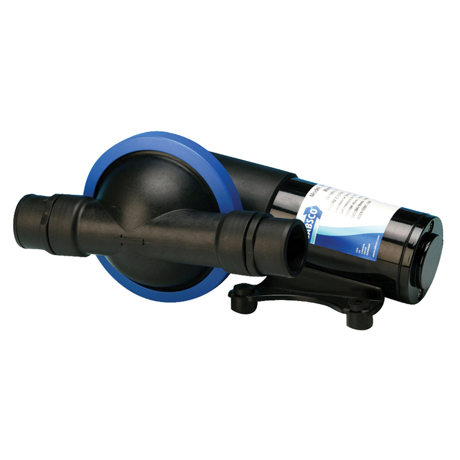 Jabsco Fish Box Evacuation Pump  12VDC 5GPM Diaphragm w 15 fittings 509001000