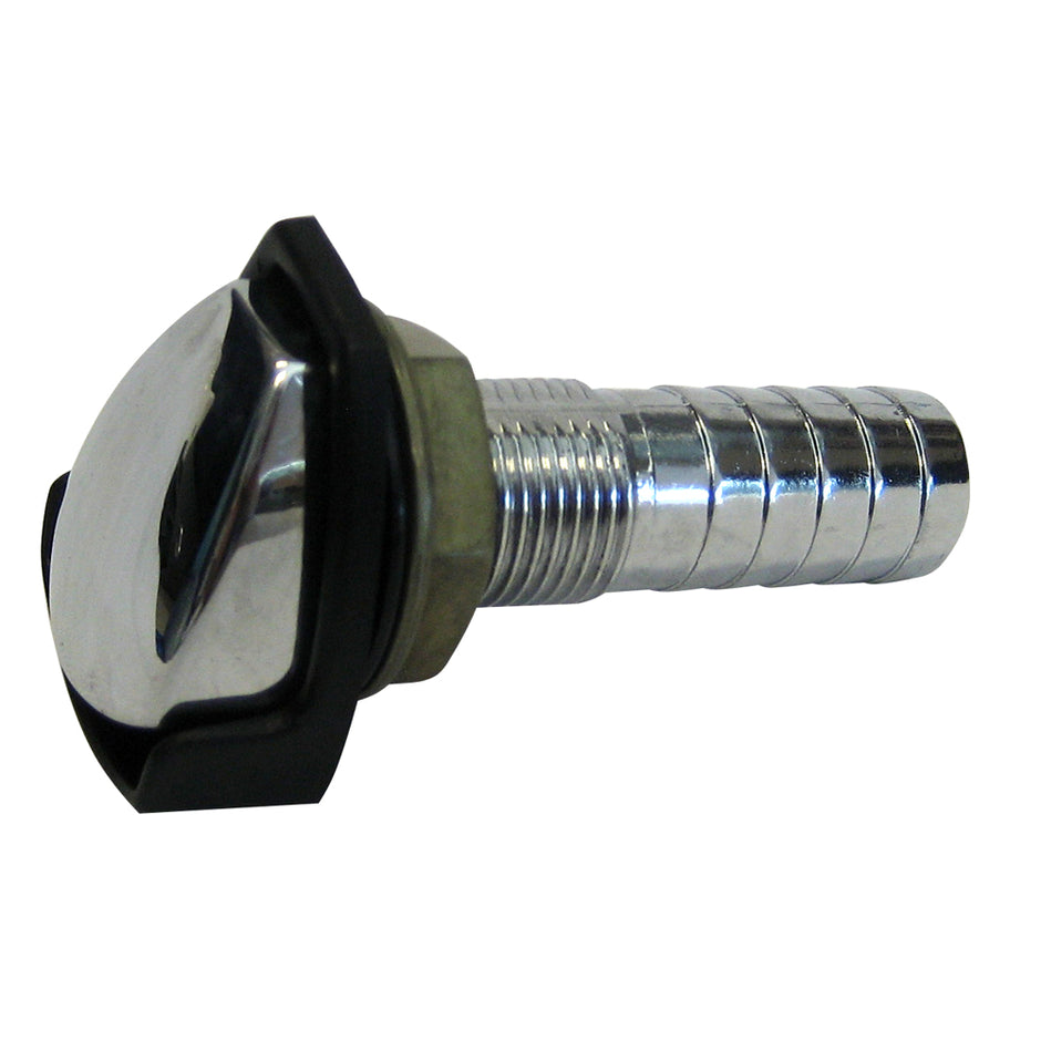 Perko Gas Tank Vent wSplash Guard  Chrome Plated Zinc   Hose 0506DP4CHR