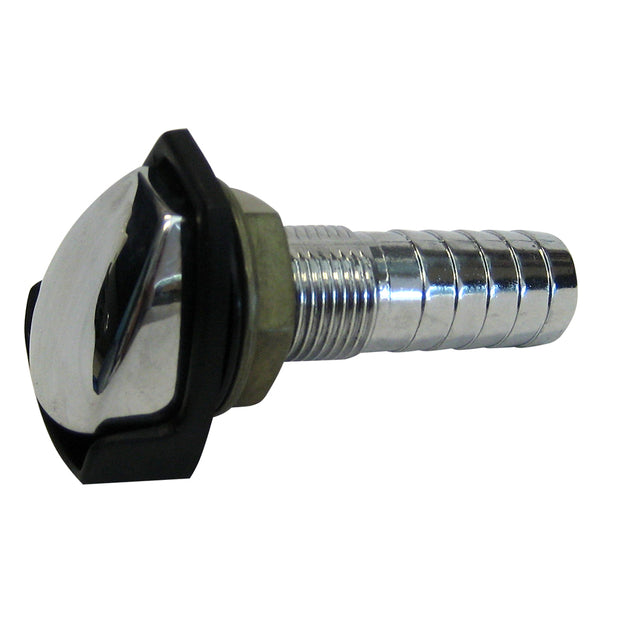 Perko Gas Tank Vent wSplash Guard  Chrome Plated Zinc   Hose 0506DP4CHR
