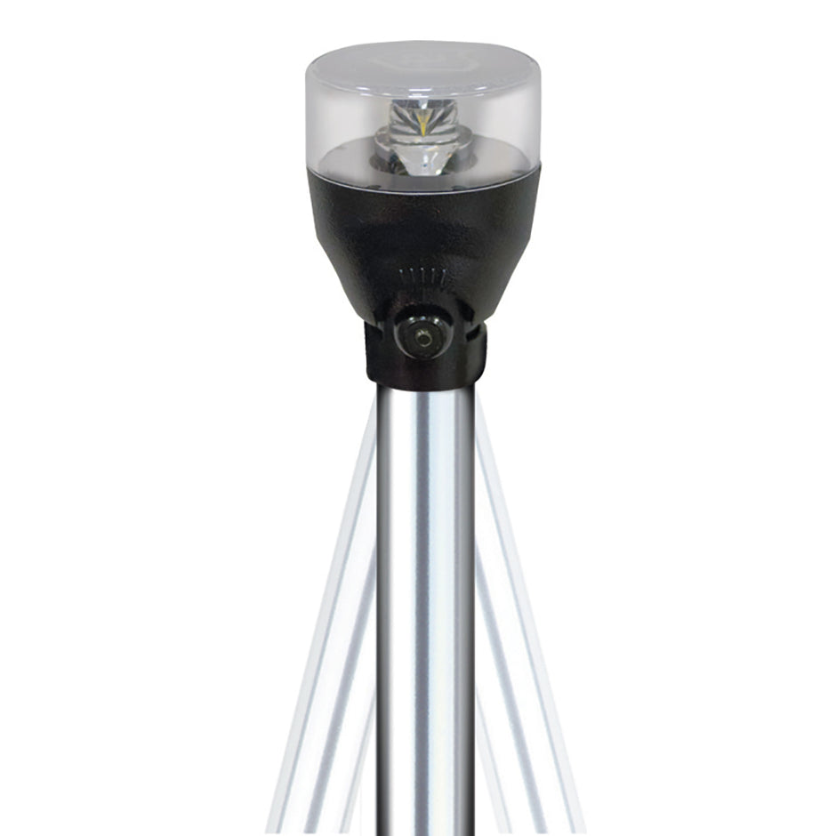 Attwood LED Articulating All Around Light  24 Pole 553024A7