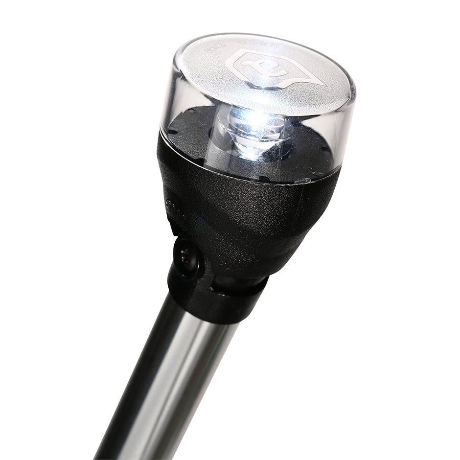 Attwood LED Articulating All Around Light  24 Pole 553024A7