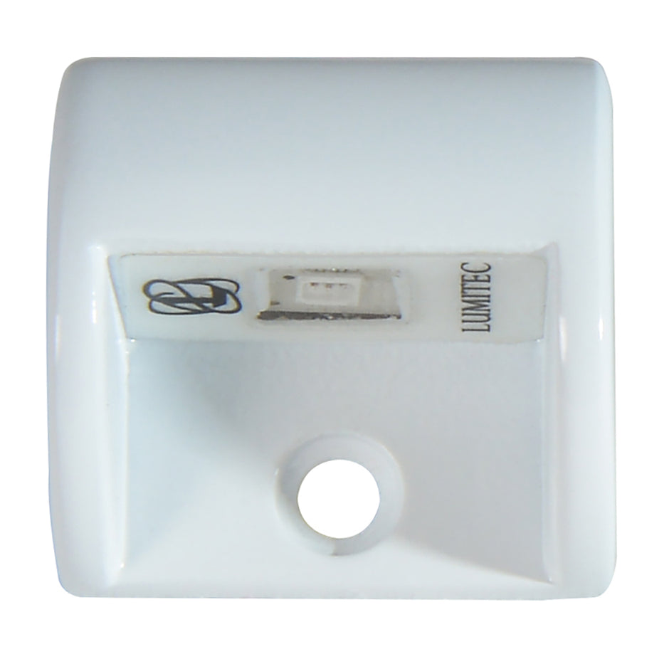 Lumitec Andros  Courtesy Light  White Powder Coat Finish  Warm White NonDimming 101224