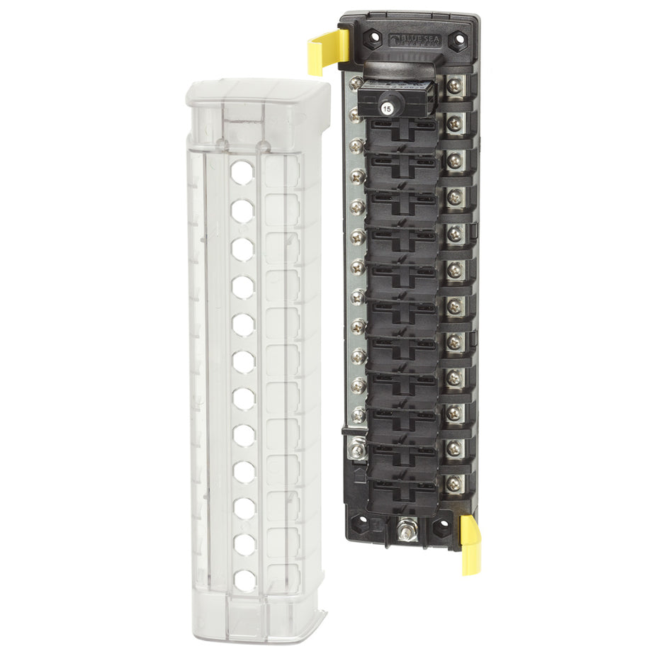 Blue Sea 5054 ST CLB Circuit Breaker Block  12 Position wNegative Bus 5054