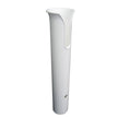 TACO Poly ThruBolt Rod Holder wMounting Holes  No Hardware  White P04011W