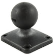 RAM Mount 2 x 25 Rectangle Composite Base w15 Ball RAP202U225