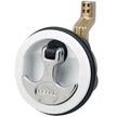 Perko Flush Latch  Surface Mount Offset Cam Bar  25 Hole  White 1092DP1WHT