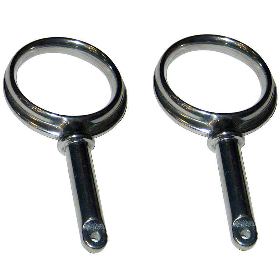 Perko Round Type Rowlock Horns  Plain Zinc 1267DP0ZNC