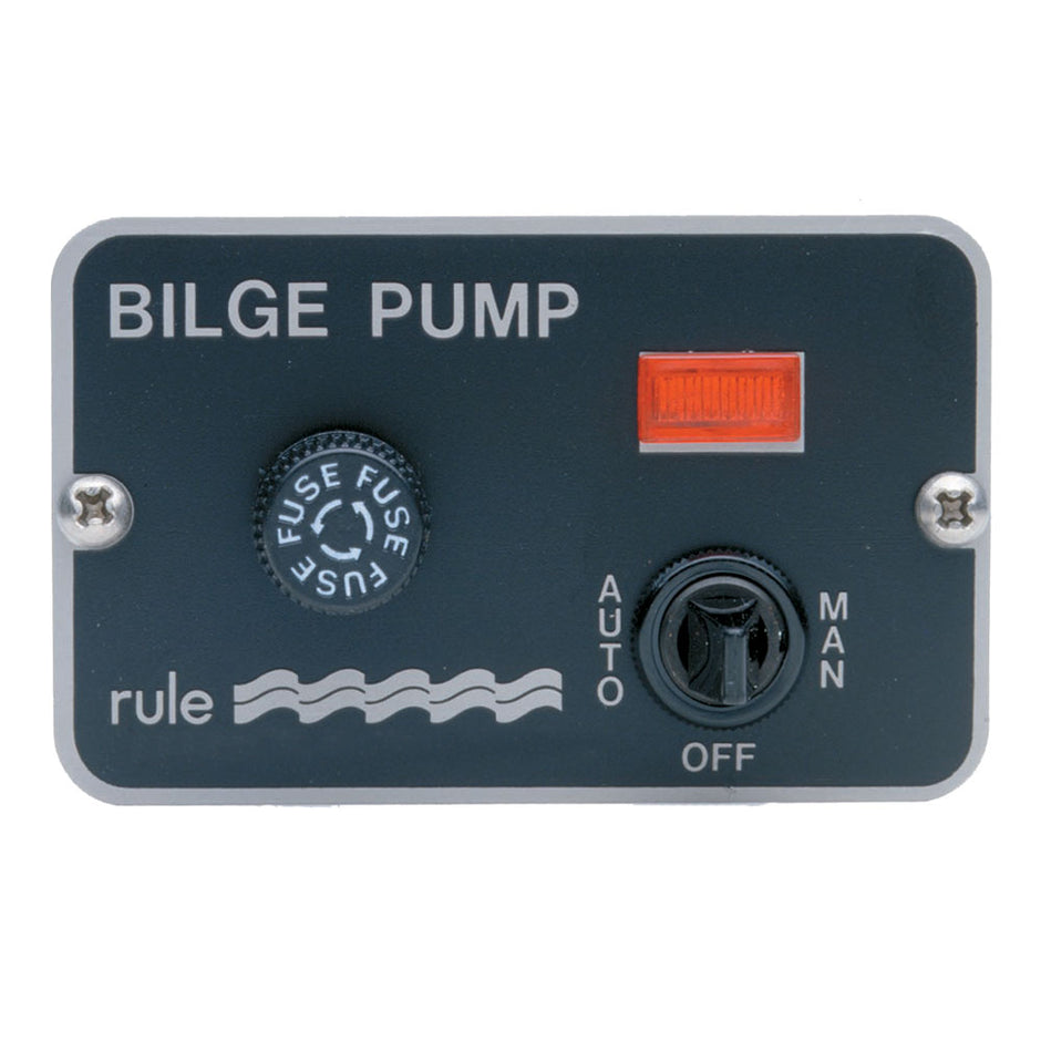 Rule Deluxe 3Way Panel Lighted Switch fAuto Float 2432VDC 42