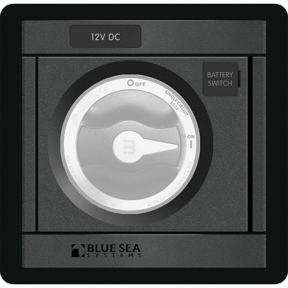 Blue Sea 1139 DC MSeries Black Panel Square 1139