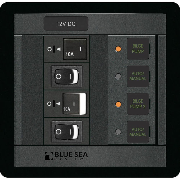 Blue Sea 1522 360 Panel Dual Bilge Pump Control 1522