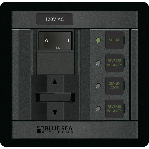Blue Sea 1208 120V AC 2 Sources  30A 1208