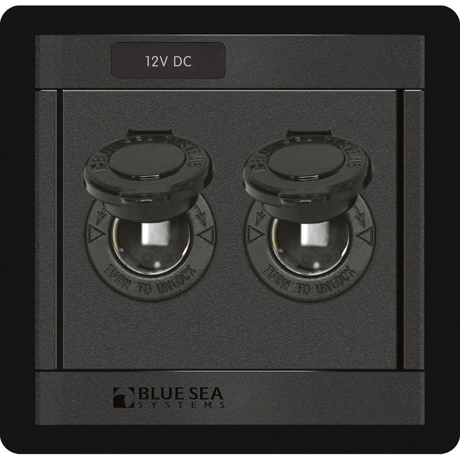 Blue Sea 1472 DC 12V Socket Panel 1472
