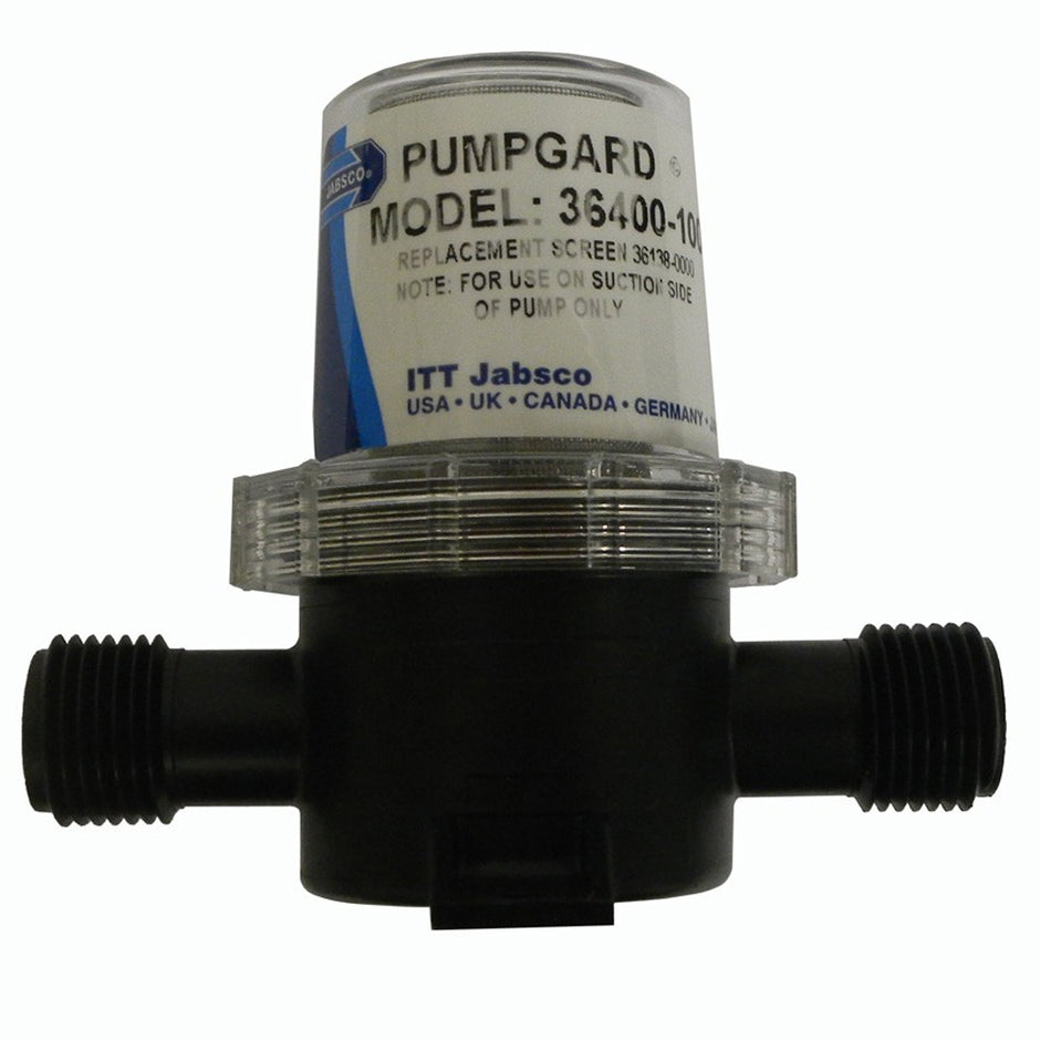 Jabsco Pumpguard InLine Strainer  12 NPT Port 364001000