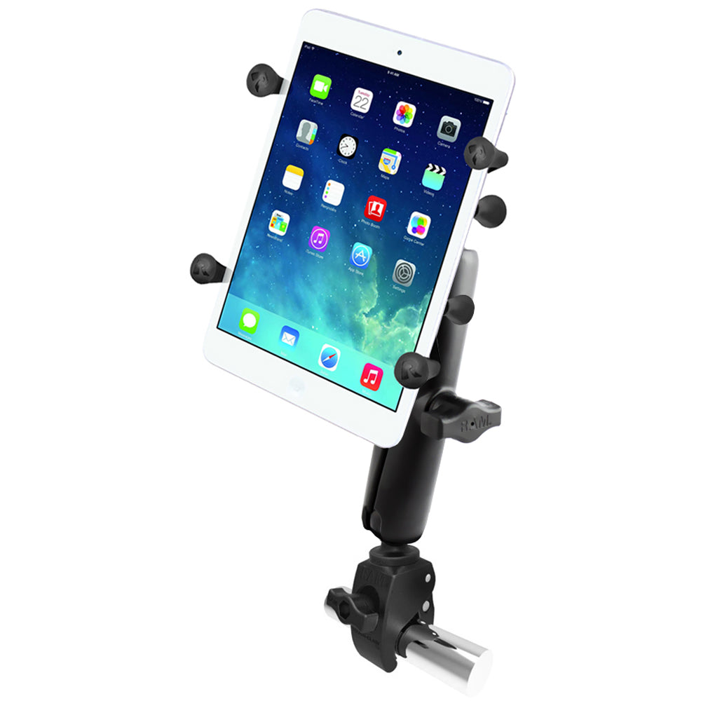 RAM Mounting Systems Tough-Claw Base with Double Socket Arm and X-Grip Cradle - Thumbnail 5