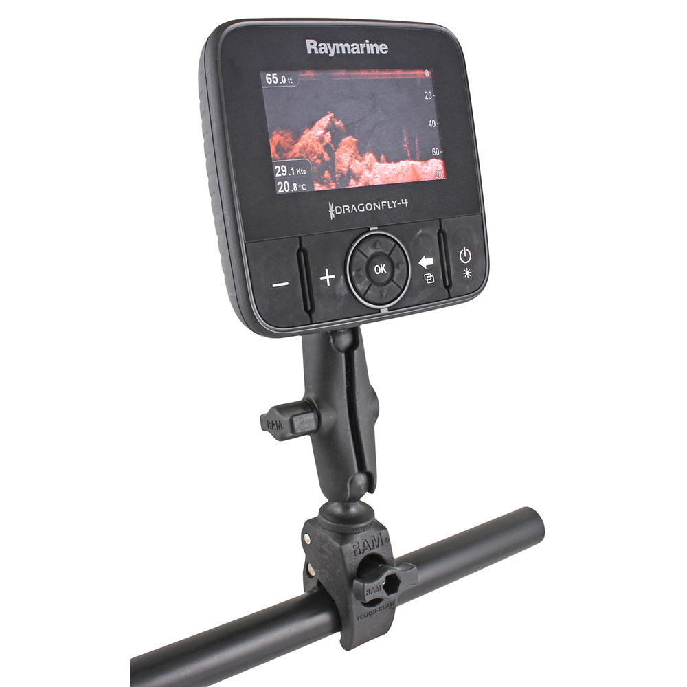 RAM Mount Small ToughClaw Base w1 Ball  M6 x 30 SS Hex Head Bolt fRaymarine Dragonfly45  WiFish RAMB400379M616U