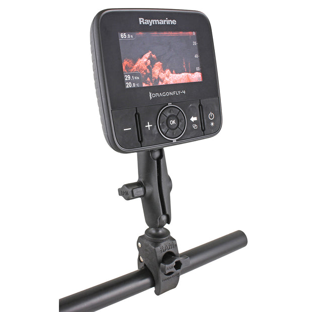 RAM Mount Small ToughClaw Base w1 Ball  M6 x 30 SS Hex Head Bolt fRaymarine Dragonfly45  WiFish RAMB400379M616U