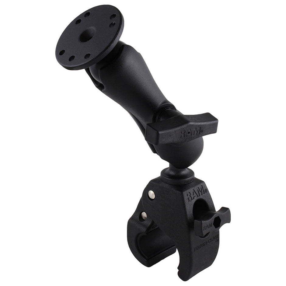 RAM Mount Medium ToughClaw Base wDouble Socket Arm  15 Round Base Adapter RAP404202U