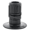 Scotty 448 StickOn Mount wGearHead Adapter  3 Pad 0448BK