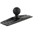 RAM Mount 11 x 3 Rectangle Universal Electronics Base w225 Ball RAMD111BU