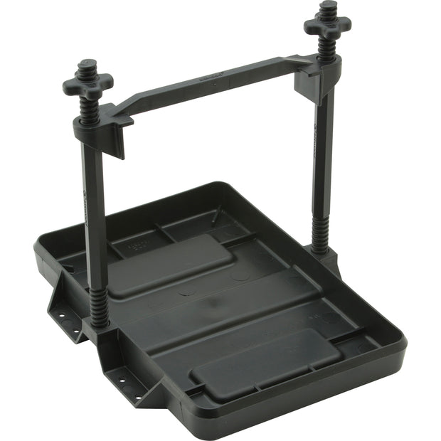 Attwood HeavyDuty AllPlastic Adjustable Battery Tray  27 Series 90985