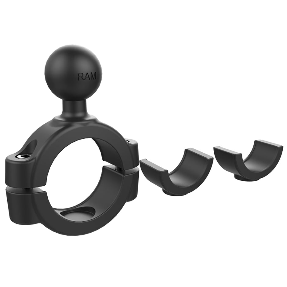 RAM Mount Torque 118  112 Diameter HandlebarRail Base w1 Ball RAMB40811215U