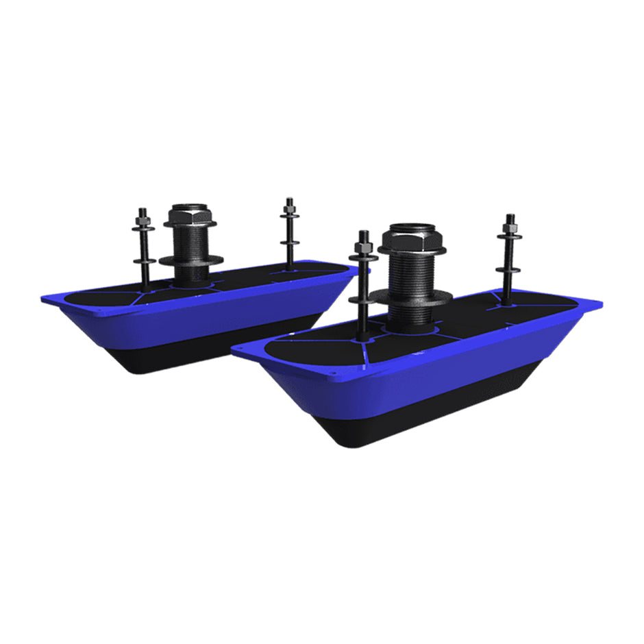 Navico StructureScan 3D Stainless Steel ThruHull Transducer  Pair 00013560001