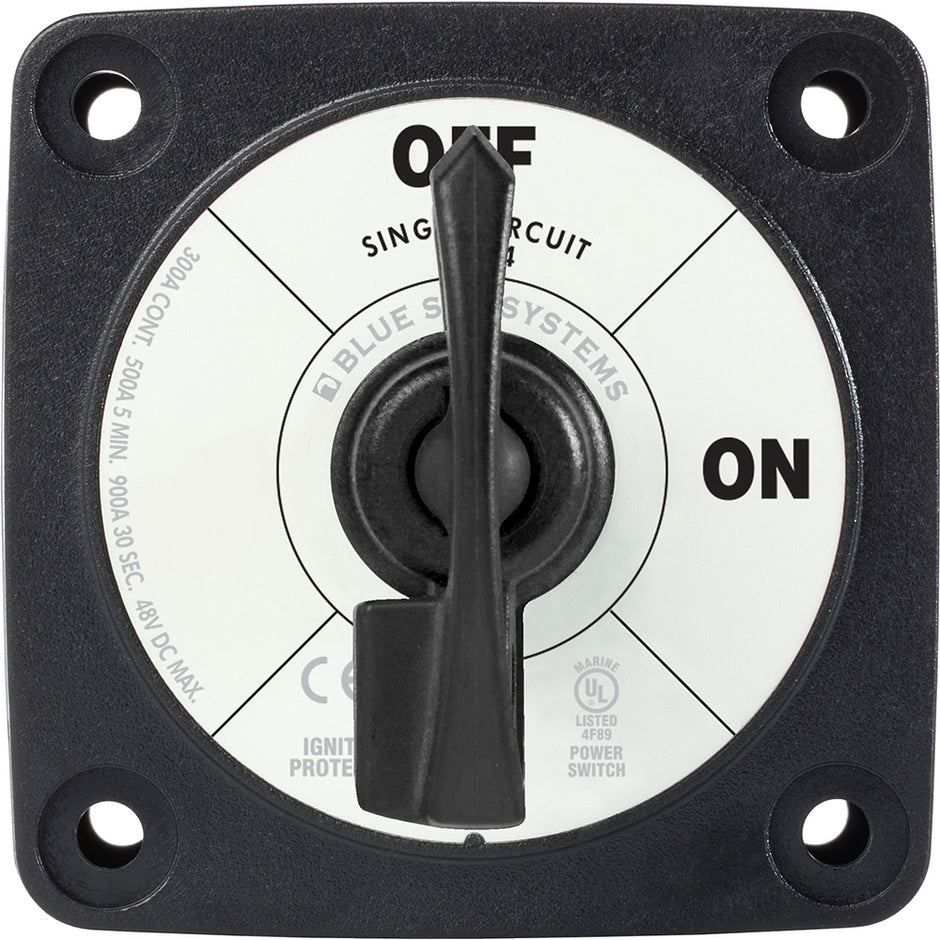 Blue Sea 6004200 Single Circuit ONOFF wLocking Key  Black 6004200