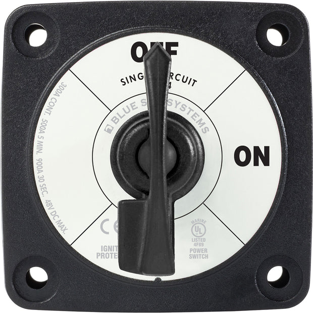 Blue Sea 6004200 Single Circuit ONOFF wLocking Key  Black 6004200