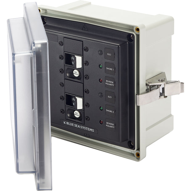 Blue Sea 3117  SMS Panel Enclosure w2 ELCI 30A  120V AC 3117