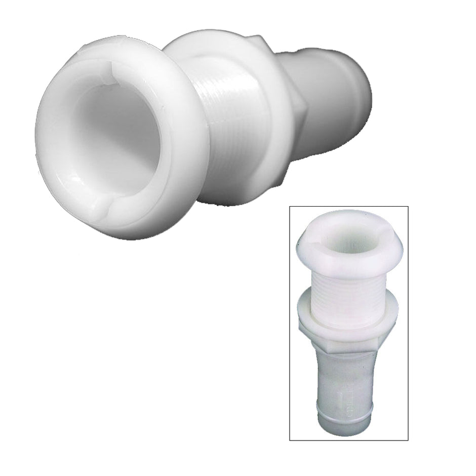 Perko 118 ThruHull Fitting fHose Narrow Flange  Plastic 0301DP6A