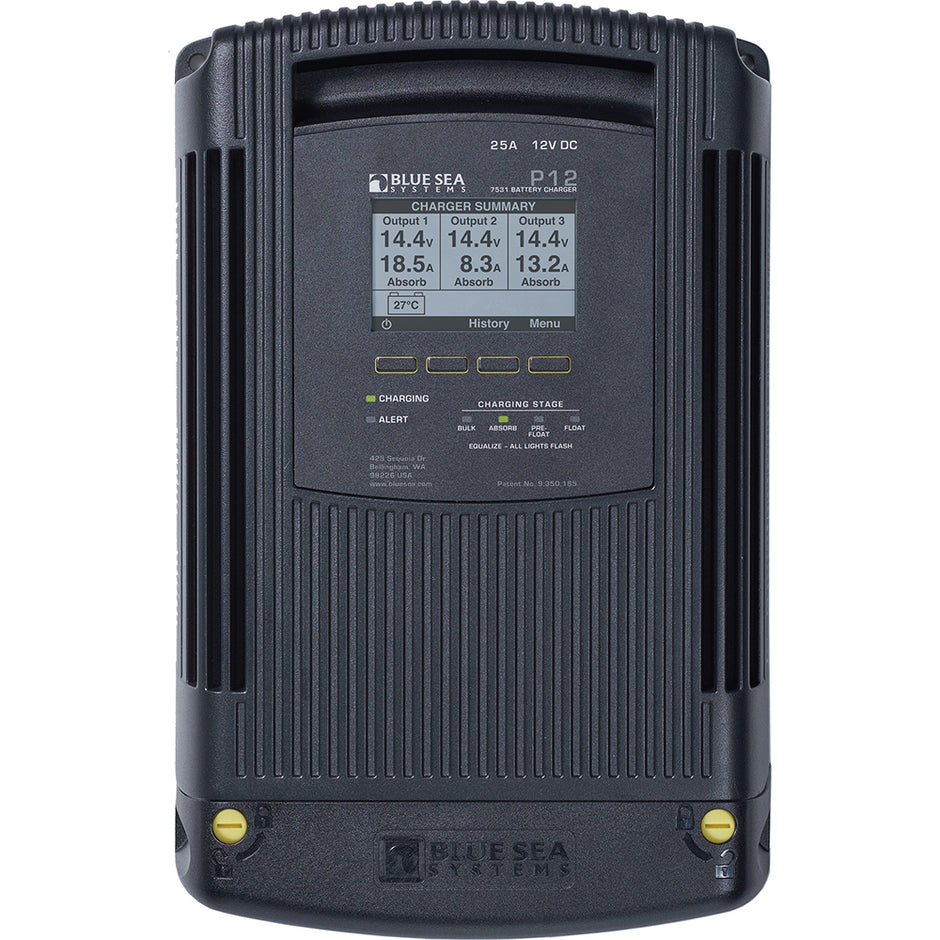 Blue Sea 7531 P12 Battery Charger  12V DC 25A 7531