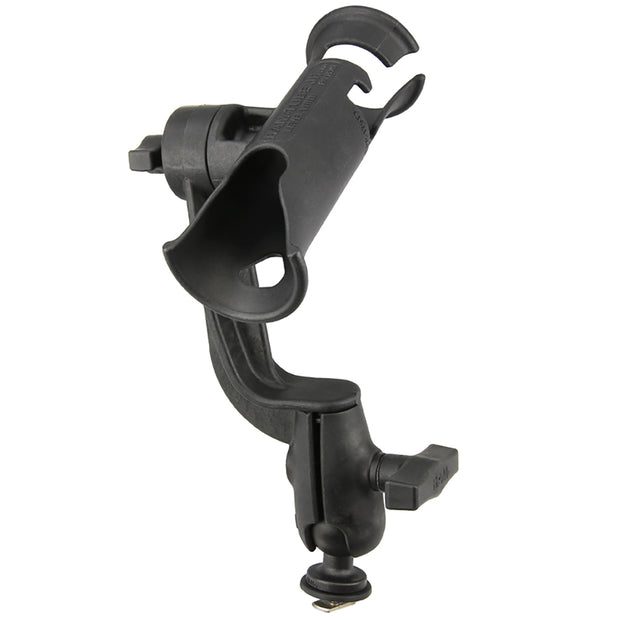 RAM Mount RAM Tube Jr Fishing Rod Holder with RAMROD Revolution RatchetSocket System and Track Ball Base RAP390RBTRA1U