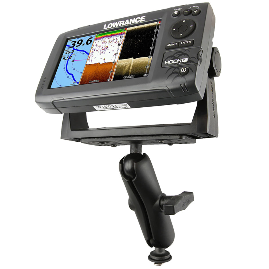 Ram Mount Marine Electronics Mount w Track Ball Base f Units Under 10 Lbs RAM111B354TRA1U