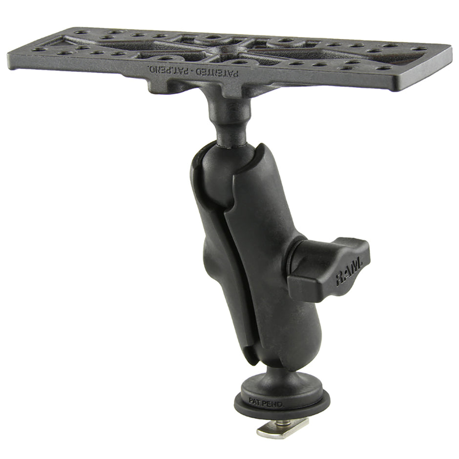 Ram Mount RAM Composite 1 Ball Mount with 625 X 2 Rectangular Plate  Track Ball Base RAPB111B354TRA1U